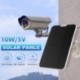 Szín: C - 10 W vízálló napelemes töltő 5 V USB tápegység felügyeleti biztonsági kamera IP kamera CCTV folyamatos