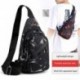 Piros szín - Divatos férfi mellkastáskák Alkalmi többfunkciós válltáska Utazós Crossbody táska Short Trip Travel