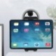 Fekete szín - Asztali táblagép állvány telefontartó iPad iPhone Xiaomi univerzális, állítható, összecsukható asztali