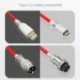 Fehér szín - Tekercses C típusú USB-kábel Dupla hüvelyű USB-C típusú tekercses kábel mechanikus billentyűzet Aviator