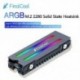 Alumínium ARGB M.2 SSD merevlemez hűtőborda NVME NGFF M2 2280 szilárdtest merevlemez radiátor Aura Sync ARGB Cooling Therma