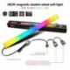 Szín: 5V 3PIN ÉS 4PIN - 30 cm-es alumíniumötvözet RGB PC-ház LED szalag mágneses számítógépes fénysáv 5V/3PIN kis 4