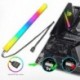 Szín: 5V 3PIN ÉS 4PIN - 30 cm-es alumíniumötvözet RGB PC-ház LED szalag mágneses számítógépes fénysáv 5V/3PIN kis 4