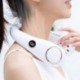 Szín: 5000 mAh rózsaszín - Hordozható nyaki ventilátor elektromos vezeték nélküli VENTILÁTOR USB újratölthető néma