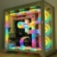 Szín: RGB kábel - Tápegység tápkábel 24 tűs alaplap 5V ARGB tápkábel PC házhoz ház támogatás ASUS Aura Sync