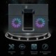 Szín: RGB ventilátor - Xbox Series X konzolhoz Hűtőventilátor dokkoló állomás Vékony függőleges állvány Host oldali