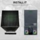 Szín: RGB ventilátor - Xbox Series X konzolhoz Hűtőventilátor dokkoló állomás Vékony függőleges állvány Host oldali