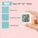 2 az 1-ben digitális hőmérő, nedvességmérő Mini LCD digitális hőmérséklet páratartalom mérő otthoni fali