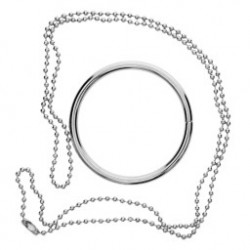 1db  kreatív fém gyűrű és lánc varázslat trükk Props Csomó gyűrű nyaklánc