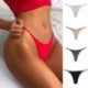 Fehér szín - Vékony pántos tanga Női Alacsony derekú Bugyik Szexi G-String Fehérnemű Női Alsónadrágok Lélegző Bugyi