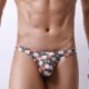 Fehér szín - Szexi Férfi Alsónadrágok Fehérnemű Férfi Alacsony derékú Bugyi T-Hát tangák G-Strings Férfi Bikini