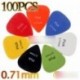 100 db Nylon csomagolás 0,71mm-es gitár választja a * 3-os plektrumokat