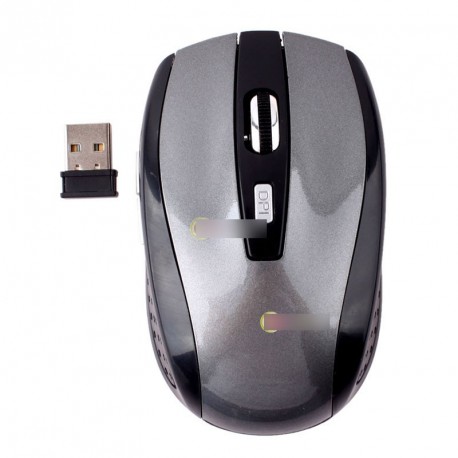 Wireless optikai egér USB vevő Laptop PC szürke