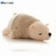 Magasság: 35 cm - 35-110 cm Kawaii öltöző Jegesmedve plüss baba baba puha kitömött alvó medve párna állat plüss