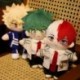 Szín: 3db - 1 db 20 cm-es Új My Hero Academia Peluche játékok Töltött puha anime Midoriya Izuku Bakugou Katsuki Todoroki