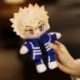 Szín: 3db - 1 db 20 cm-es Új My Hero Academia Peluche játékok Töltött puha anime Midoriya Izuku Bakugou Katsuki Todoroki