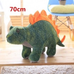 Szín: 70 cm zöld - 50-80 cm-es szimuláció dinoszaurusz plüssjátékok kitömött állatok plüss dinoszaurusz párna