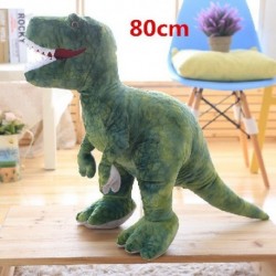 Szín: 80 cm zöld - 50-80 cm-es szimuláció dinoszaurusz plüssjátékok kitömött állatok plüss dinoszaurusz párna