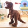 Szín: 80 cm barna - 50-80 cm-es szimuláció dinoszaurusz plüssjátékok kitömött állatok plüss dinoszaurusz párna