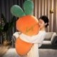 Szín: rózsaszín - 55-110 cm nagy méretű rajzfilm sárgarépa plüss játékok, teljesen kitöltött növénypárna Kawaii