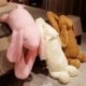 Magasság: 90 cm - 90/120 cm Aranyos plüss fekvő alvó nyúlpárna Kawaii hosszú karú nyúl babák ágypárna, puha tömve