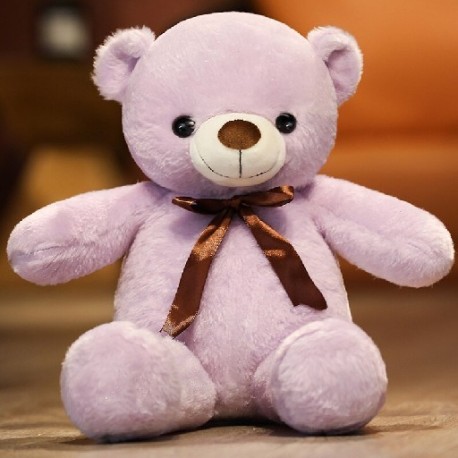 Magasság: 60cm - 1 db 60 cm-es Lovely mackó plüss játékok Kawaii szalagos medve párna puha, átölelhető macival