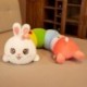 Magasság: 100cm - 1db 100/120/140cm Kawaii Rabbit Caterpillar plüss játékok Szép színes rovar plüss párna kitömött