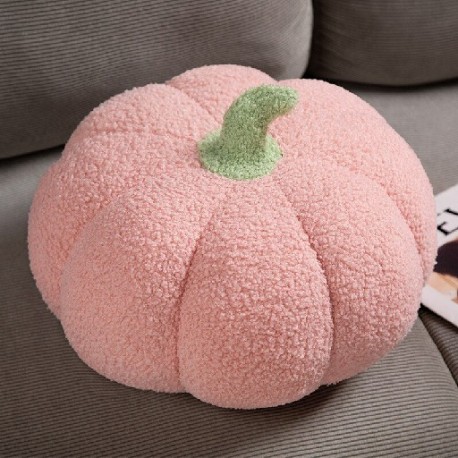 Szín: párna rózsaszín - 20-70 cm-es skandináv stílusú sütőtök plüsspárna Kawaii Plant Dolls Ins sütőtök dekor