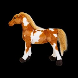 Magasság: 28 cm - 70 cm Hatalmas méretű Valódi Lovak Plüss játékok Aranyos szimuláció Ló Peluche játékok Kitömött