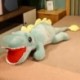 Magasság: 85 cm - 1 db 150 cm-es óriási méretű dinoszaurusz plüssjátékok Rajzfilm Tyrannosaurus Aranyos kitömött