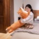 Szín: shiba inu - 1db 110 cm-es rajzfilm hosszú testű róka & husky Shiba inu és kolbászos kutya plüss játékok Aranyos