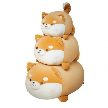 Magasság: 35 cm - 1db 35/50/70cm aranyos kövér Shiba Inu plüssjátékok Rajzfilm Állatpárna Kedves Kutyababák Töltött