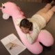 Magasság: 80 cm - 80/110/140cm Kawaii hatalmas egyszarvú krokodil dinoszaurusz plüssjátékok, szép töltött puha husky