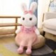 Magasság: 55 cm - 1db 50-110cm-es Kawaii hosszú fülű nyúl plüss játékok Szép puha nyúl viselet fátyol szoknya párna