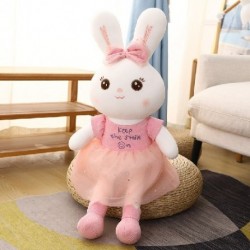 Magasság: 55 cm - 1db 50-110cm-es Kawaii hosszú fülű nyúl plüss játékok Szép puha nyúl viselet fátyol szoknya párna