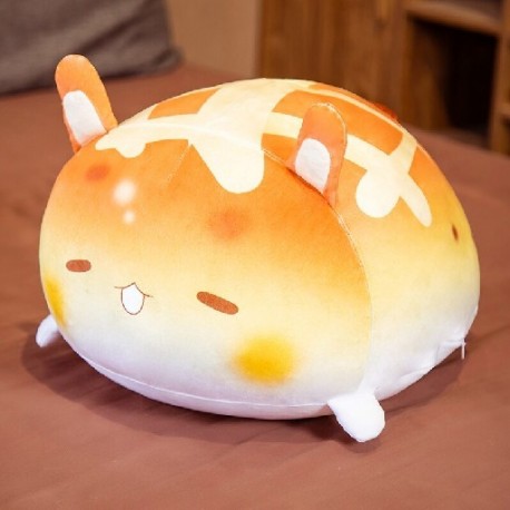 Magasság: 30 cm párna - 1db 30/40 cm-es szép Shiba Inu mackó és nyúl plüssjáték takaróval babákkal Kawaii kenyér