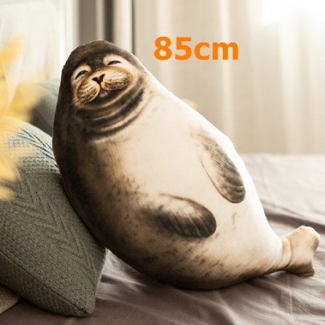 Szín: 85 cm felnőtt - 45-130cm nagy puha oroszlán plüssjáték aranyos tengeri világ állatfóka plüss kitömött baba