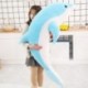 Magasság: 30 cm - 160 cm-es nagy Kawaii delfin plüssjátékok gyerekeknek Töltött tengeri állat baba puha baba alvópárna