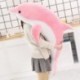 Magasság: 30 cm - 160 cm-es nagy Kawaii delfin plüssjátékok gyerekeknek Töltött tengeri állat baba puha baba alvópárna