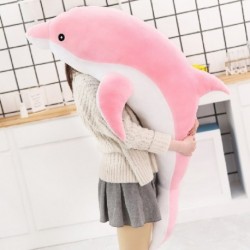 Magasság: 30 cm - 160 cm-es nagy Kawaii delfin plüssjátékok gyerekeknek Töltött tengeri állat baba puha baba alvópárna
