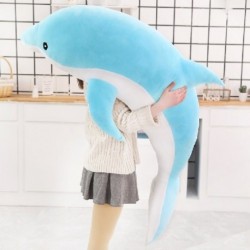 Magasság: 30 cm - 160 cm-es nagy Kawaii delfin plüssjátékok gyerekeknek Töltött tengeri állat baba puha baba alvópárna