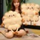 Szín: négyzet 2 - 40-45 cm Lovely Toast Futon plüss párna Kawaii Bread plüss párna töltött kényelmes szirom párna