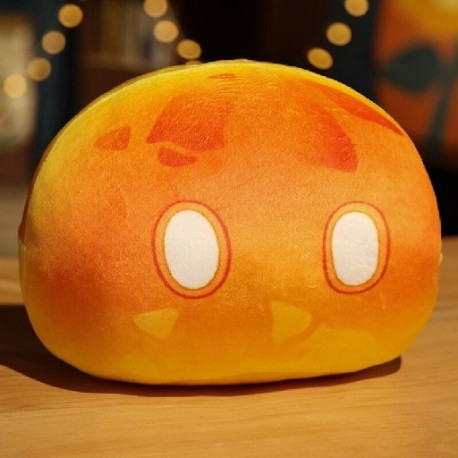 Magasság: 35 cm - 1 db 35/45 cm-es Genshin Impact plüss nyálkás párna játékok Genshin Impact Elemental Slime plüss