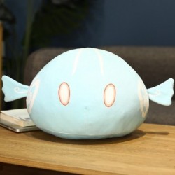 Magasság: 35 cm - 1 db 35/45 cm-es Genshin Impact plüss nyálkás párna játékok Genshin Impact Elemental Slime plüss