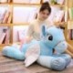 Magasság: 45 cm - 1db 50/60/90cm Kawaii Unicorn plüssjátékok Óriás kitömött állatos lovas játékok gyerekeknek Puha