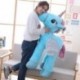 Magasság: 45 cm - 1db 50/60/90cm Kawaii Unicorn plüssjátékok Óriás kitömött állatos lovas játékok gyerekeknek Puha