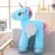 Magasság: 45 cm - 1db 50/60/90cm Kawaii Unicorn plüssjátékok Óriás kitömött állatos lovas játékok gyerekeknek Puha