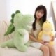 Magasság: 25 cm - 1db 25-60cm Kawaii Fluffy Dinosaurs plüssjáték Lovely Animal Nyitott szájú dinoszaurusz plüsspárna