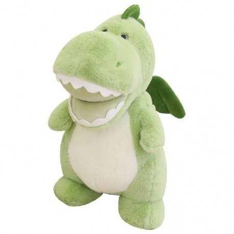 Magasság: 25 cm - 1db 25-60cm-es Kawaii bolyhos dinoszauruszok plüssjáték kedves állat nyitott szájú dinoszaurusz plüss