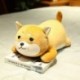 Magasság: 35 cm - Újdonság, 35-75 cm Aranyos Corgi & Shiba Inu Kutya Plüss Játékok Kawaii Fekvő Husky Párnával